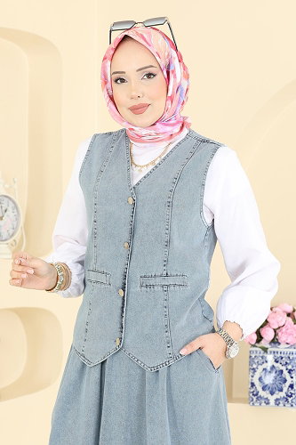 moda selvim Combined 2186ORG1169 Light Denim - Thumbnail