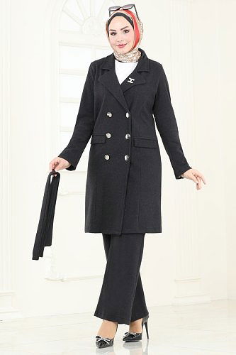 moda selvim Combined 22030UKB139 Black - Thumbnail