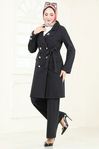 moda selvim Combined 22030UKB139 Black - Thumbnail