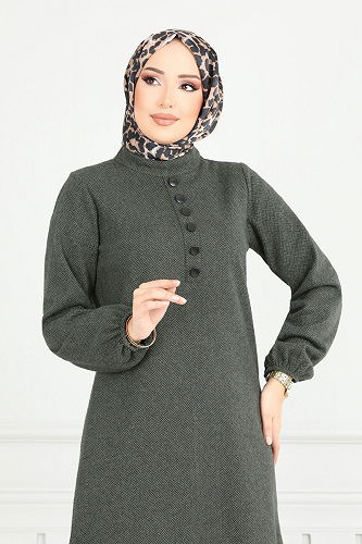 moda selvim Combined 22035UKB139 Khaki - Thumbnail