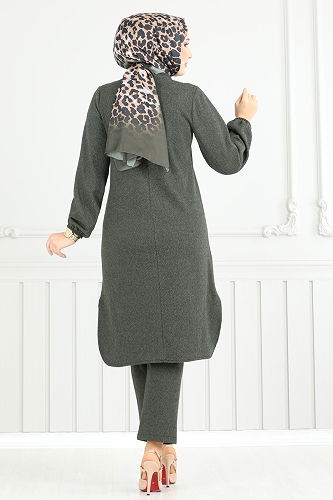 moda selvim Combined 22035UKB139 Khaki - Thumbnail