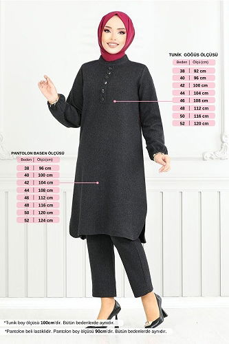 moda selvim Combined 22035UKB929-M Black - Thumbnail