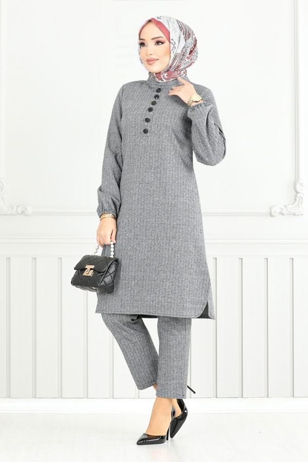 Modaselvim NET 20%+20% DISCOUNT IN THE CARD Combined 22035UKB929-M Gray