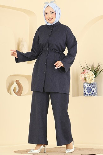 moda selvim Combined 222NZRK1200 Navy Blue - Thumbnail