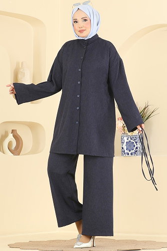 moda selvim Combined 222NZRK1200 Navy Blue - Thumbnail