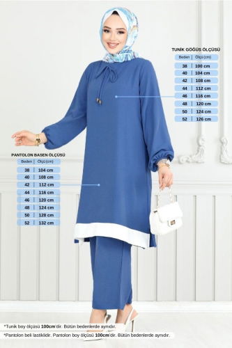 طقم ازرق 2252BLU1068-M