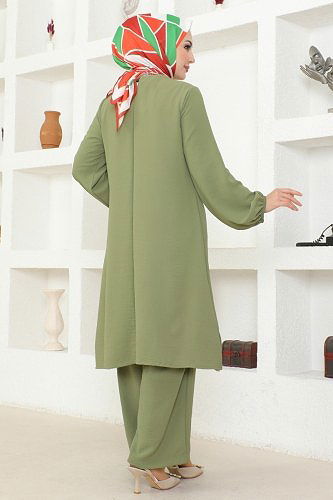 moda selvim Combined 2252BLU797 Almond Green - Thumbnail