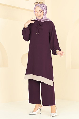 moda selvim Combined 2252BLU797 Damson - Thumbnail