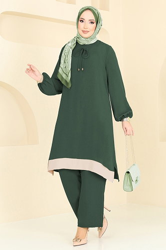 moda selvim Combined 2252BLU797 Dark Khaki - Thumbnail