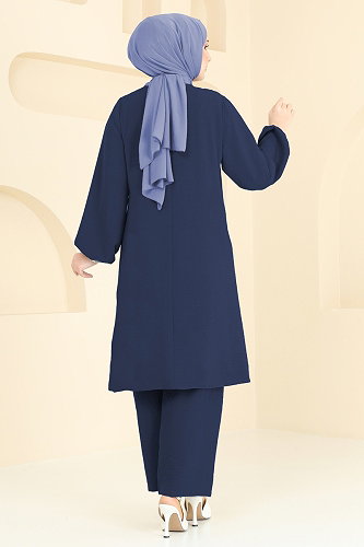 moda selvim Combined 2252BLU797 Navy Blue - Thumbnail