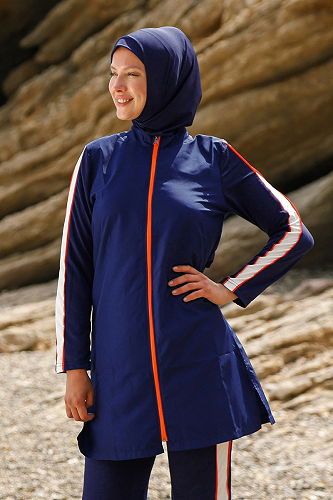 moda selvim كحلي 2270MRNK1139 - Thumbnail