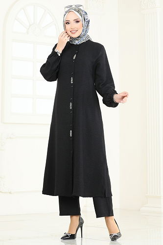 moda selvim Combined 23004UKB139 Black - Thumbnail