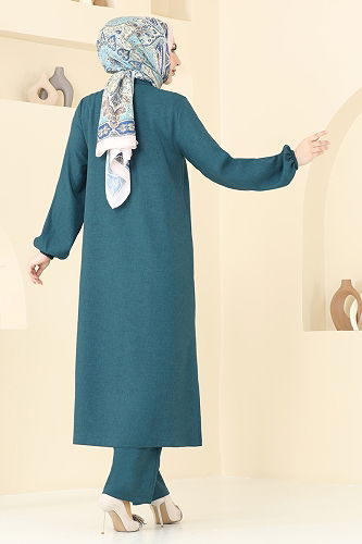 moda selvim طقم بترولي 23004UKB139 - Thumbnail