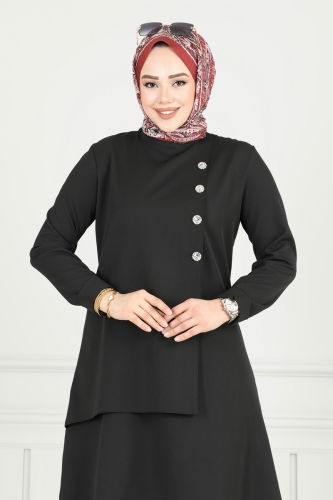 moda selvim Combined 23012UKB139 Black - Thumbnail