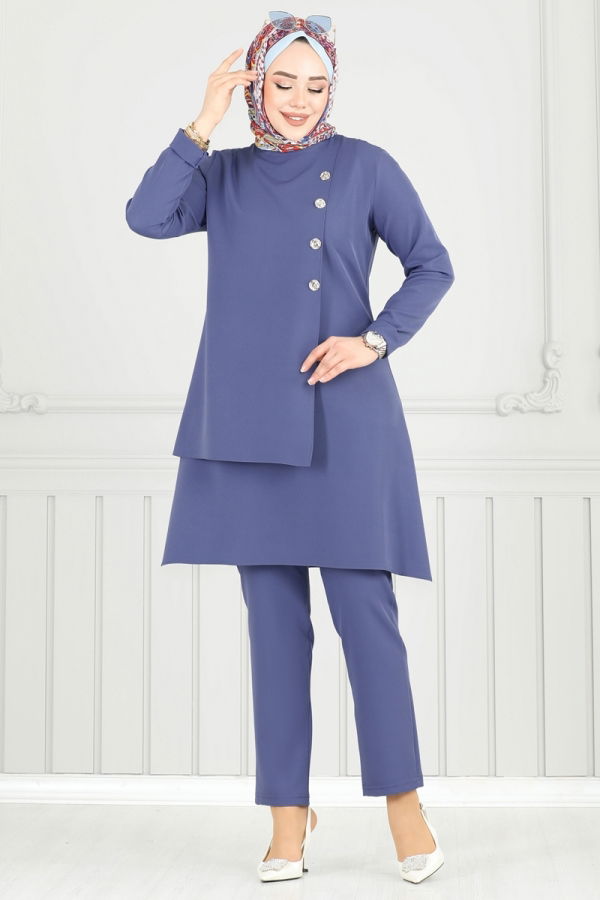 Modaselvim خصم صافٍ20%+20% في سلة التسوق طقم أزرق فاتح 23012UKB139