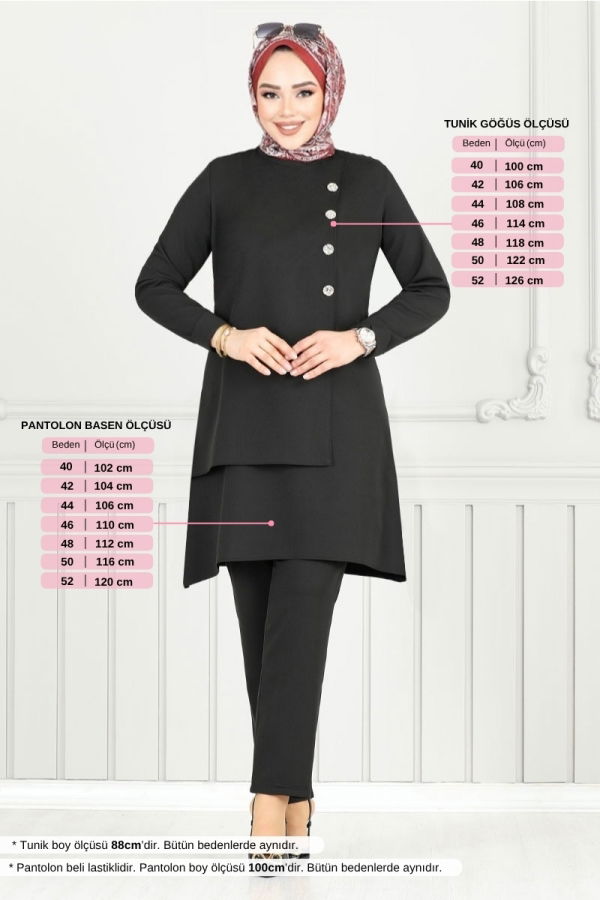 Modaselvim NET 20%+20% DISCOUNT IN THE CARD Combined 23012UKB929-M Black