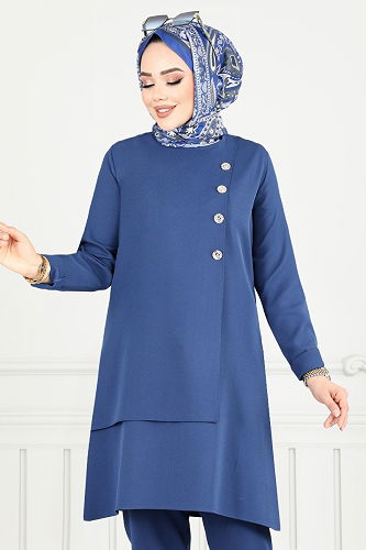 moda selvim Combined 23012UKB929-M Navy Blue - Thumbnail