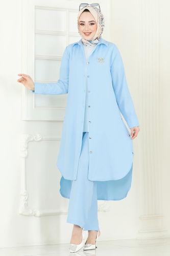 moda selvim Combined 23014UKB139 Baby Blue - Thumbnail
