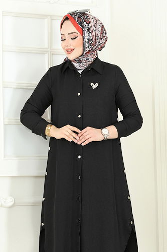 moda selvim Combined 23014UKB139 Black - Thumbnail