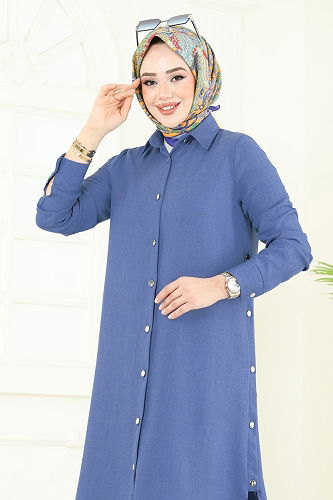 moda selvim Combined 23014UKB139 Indigo - Thumbnail