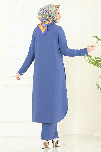 moda selvim Combined 23014UKB139 Indigo - Thumbnail