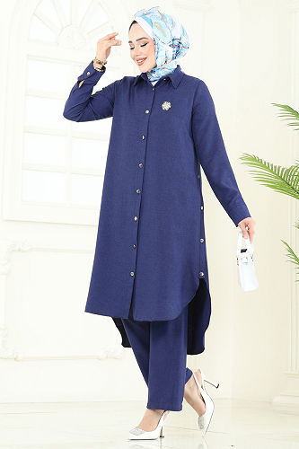 moda selvim Combined 23014UKB139 Navy Blue - Thumbnail