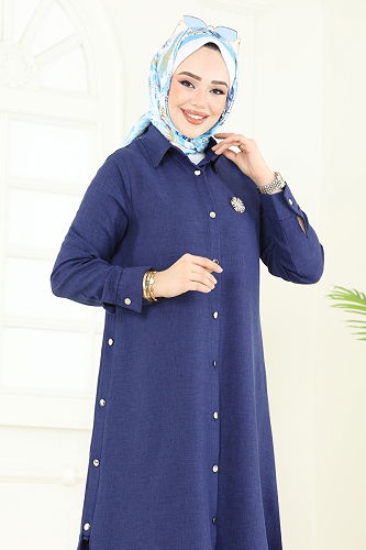 moda selvim Combined 23014UKB139 Navy Blue - Thumbnail