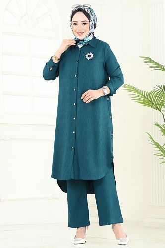 moda selvim Combined 23014UKB139 Petroleum - Thumbnail