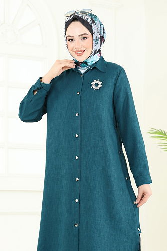 moda selvim طقم بترولي 23014UKB139 - Thumbnail