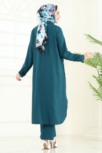moda selvim طقم بترولي 23014UKB139 - Thumbnail