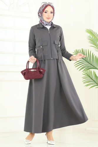 moda selvim Combined 23015UKB139 Anthracite - Thumbnail
