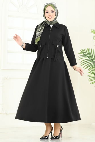 moda selvim Combined 23015UKB139 Black - Thumbnail