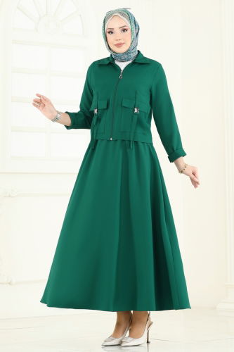 moda selvim Combined 23015UKB139 Emerald - Thumbnail