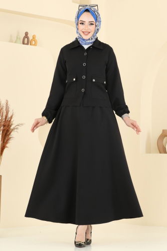 moda selvim Combined 23016UKB139 Black - Thumbnail