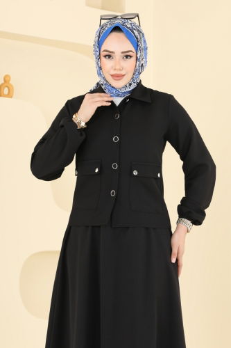 moda selvim Combined 23016UKB139 Black - Thumbnail