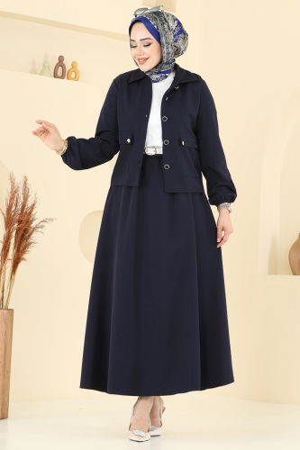 moda selvim Combined 23016UKB139 Navy Blue - Thumbnail