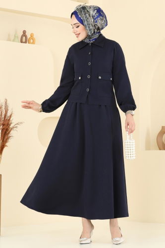 moda selvim Combined 23016UKB139 Navy Blue - Thumbnail