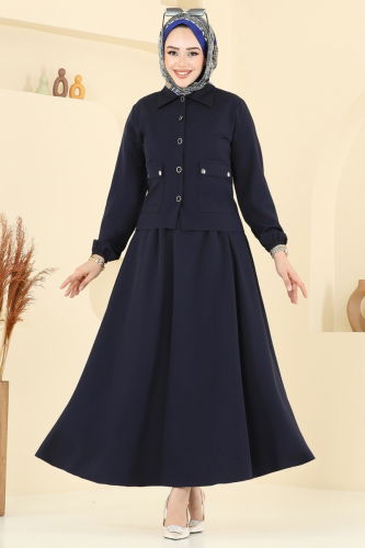 moda selvim Combined 23016UKB139 Navy Blue - Thumbnail