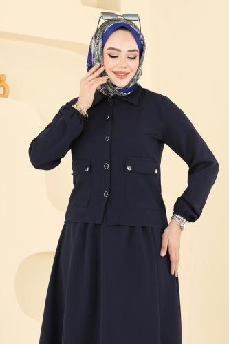 moda selvim Combined 23016UKB139 Navy Blue - Thumbnail