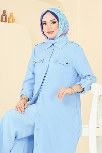 moda selvim Combined 23017UKB139 Baby Blue - Thumbnail