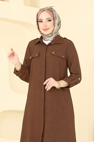 moda selvim Combined 23017UKB139 Brown - Thumbnail