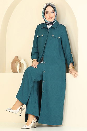 moda selvim Combined 23017UKB139 Petroleum - Thumbnail