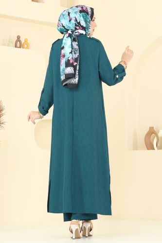 moda selvim طقم بترولي 23017UKB139 - Thumbnail