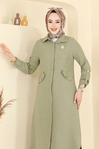 moda selvim Combined 23018UKB139 Almond Green - Thumbnail