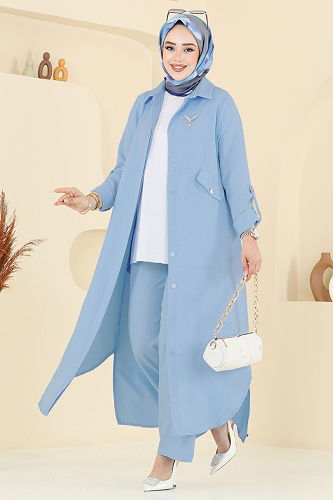 moda selvim Combined 23018UKB139 Baby Blue - Thumbnail