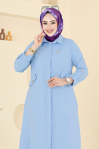 moda selvim Combined 23018UKB139 Blue - Thumbnail