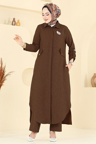 moda selvim Combined 23018UKB139 Brown - Thumbnail