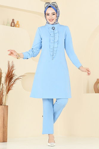 moda selvim Combined 23020UKB139 Baby Blue - Thumbnail