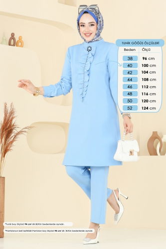 moda selvim Combined 23020UKB139 Baby Blue - Thumbnail