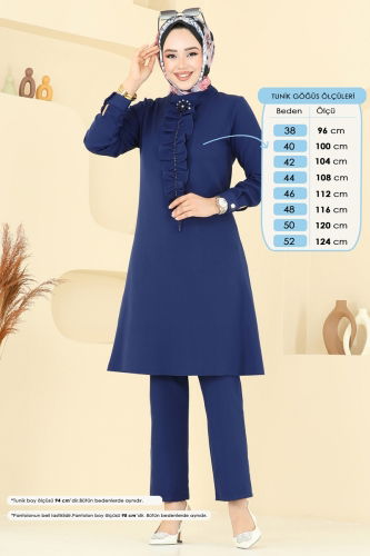 moda selvim Combined 23020UKB139 Navy Blue - Thumbnail